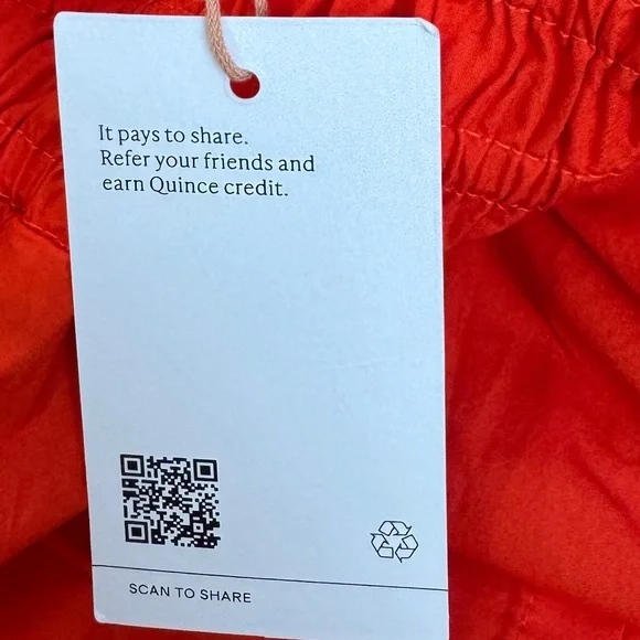 Quince 100% Organic Cotton Poplin Tiered Maxi Skirt new with tags medium - Picture 5 of 5